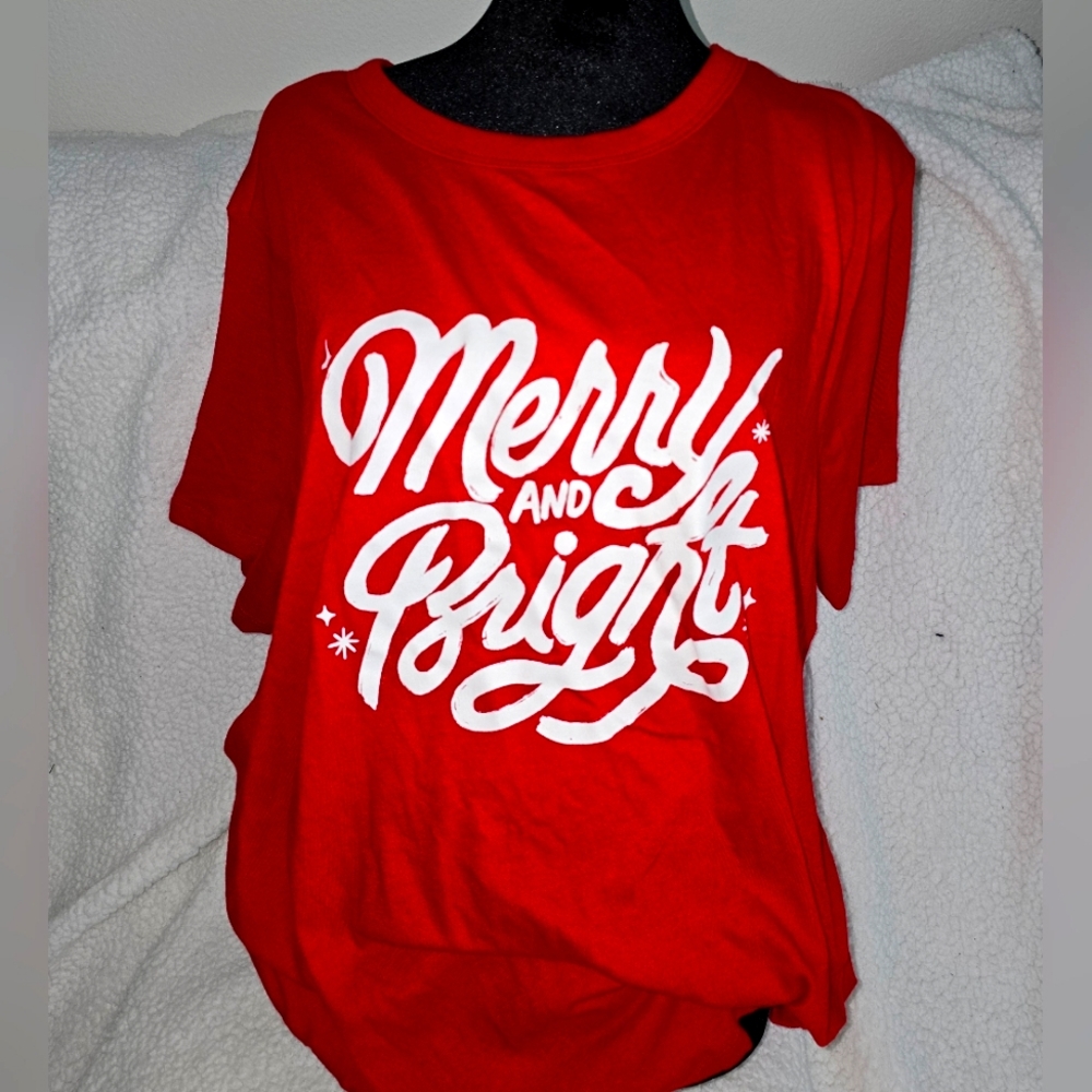 Christmas Shirt-'Merry and Bright'